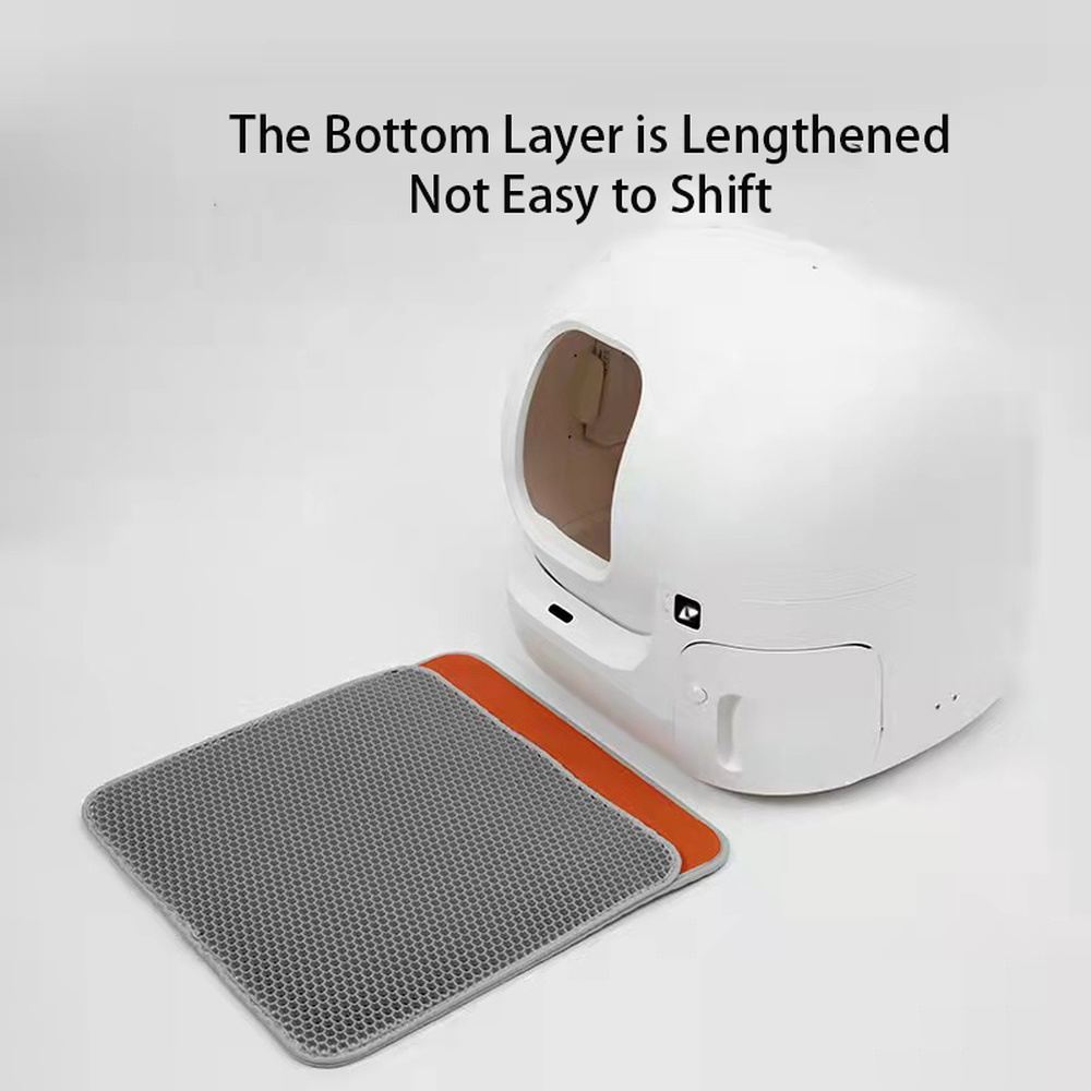 PETKIT – bac à litière automatique pour chat, PURA MAX, tapis de nettoyage dédié, Anti-filtration à Double couche, tampon de contrôle du sable