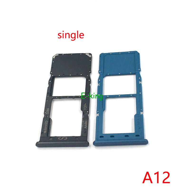 Voor Samsung Galaxy A12 A12F A42 A42F A52 A72 5G Sim Card Slot Lade Houder Sim Card Reader Socket