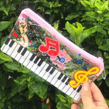 Kawaii Candy-colored Bone-shaped Pen Bag Silicone Zipper Pencil Cases Lovely Letter Style Cosmetic Stationery Pouch School Suppl: Green
