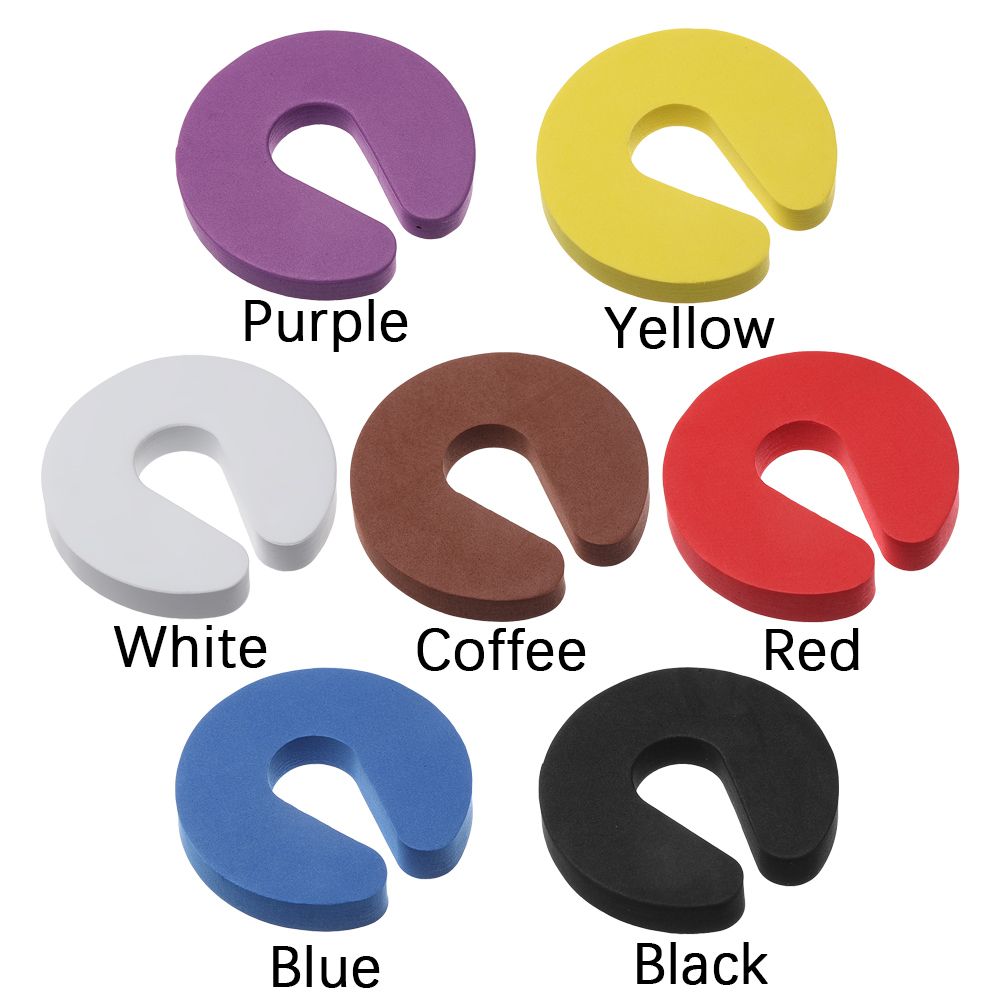 4PCS Soft Foam Door Stopper Baby Kids Safety Guard Finger Protector Home Kitchen Bedroom Security Door Clip