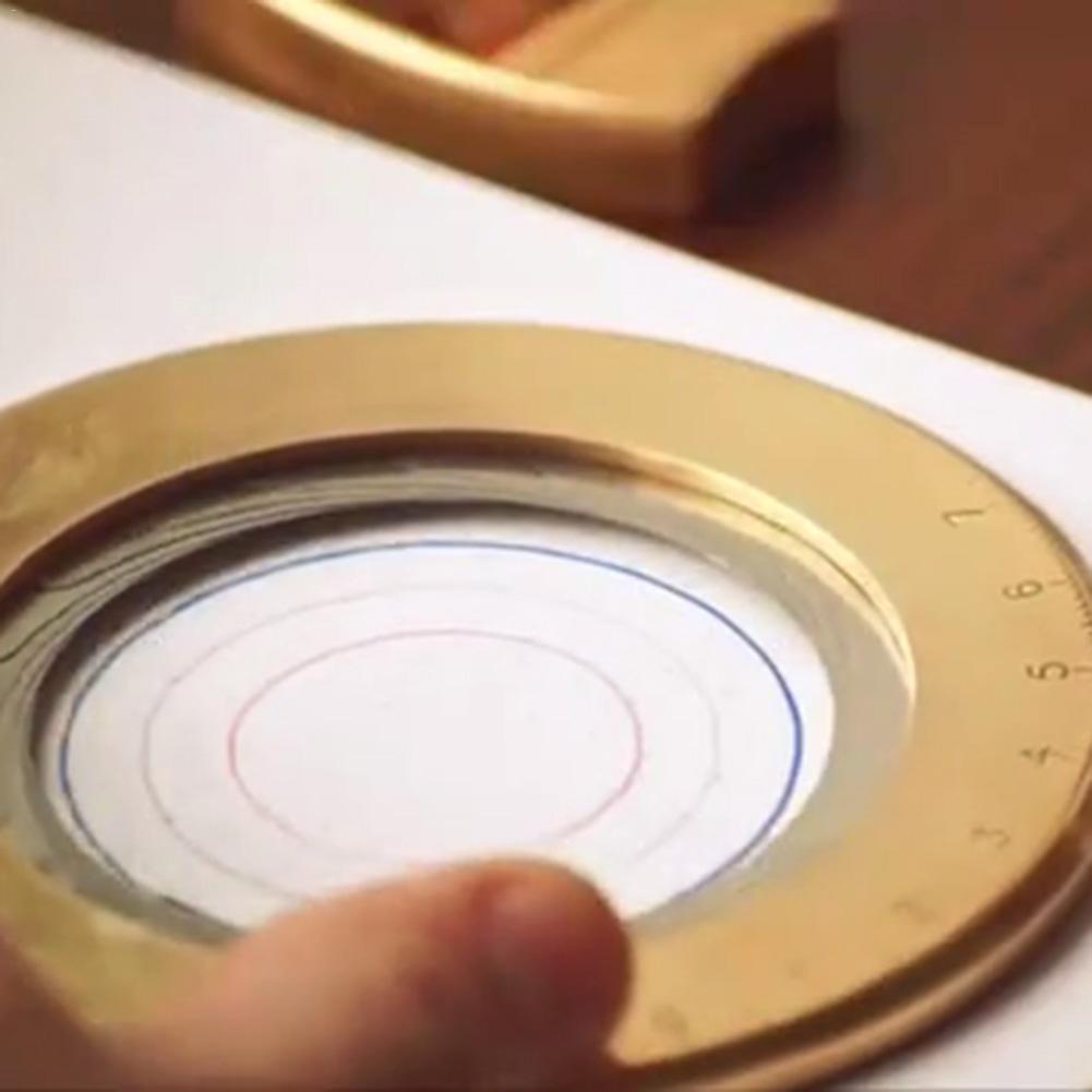 Circle Drawing Tool Adjustable Small Drawing Tools For Woodworking Enthusiasts Drawing Measurement Square Ruler 4