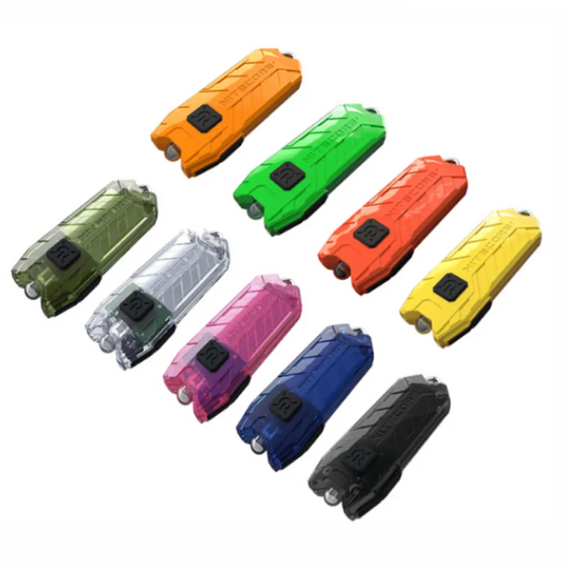 Nitecore-tubo V2.0 de 55 lúmenes, EDC recargable por USB linterna de bolsillo, lámpara de poste en U, llavero de luz, 100% original