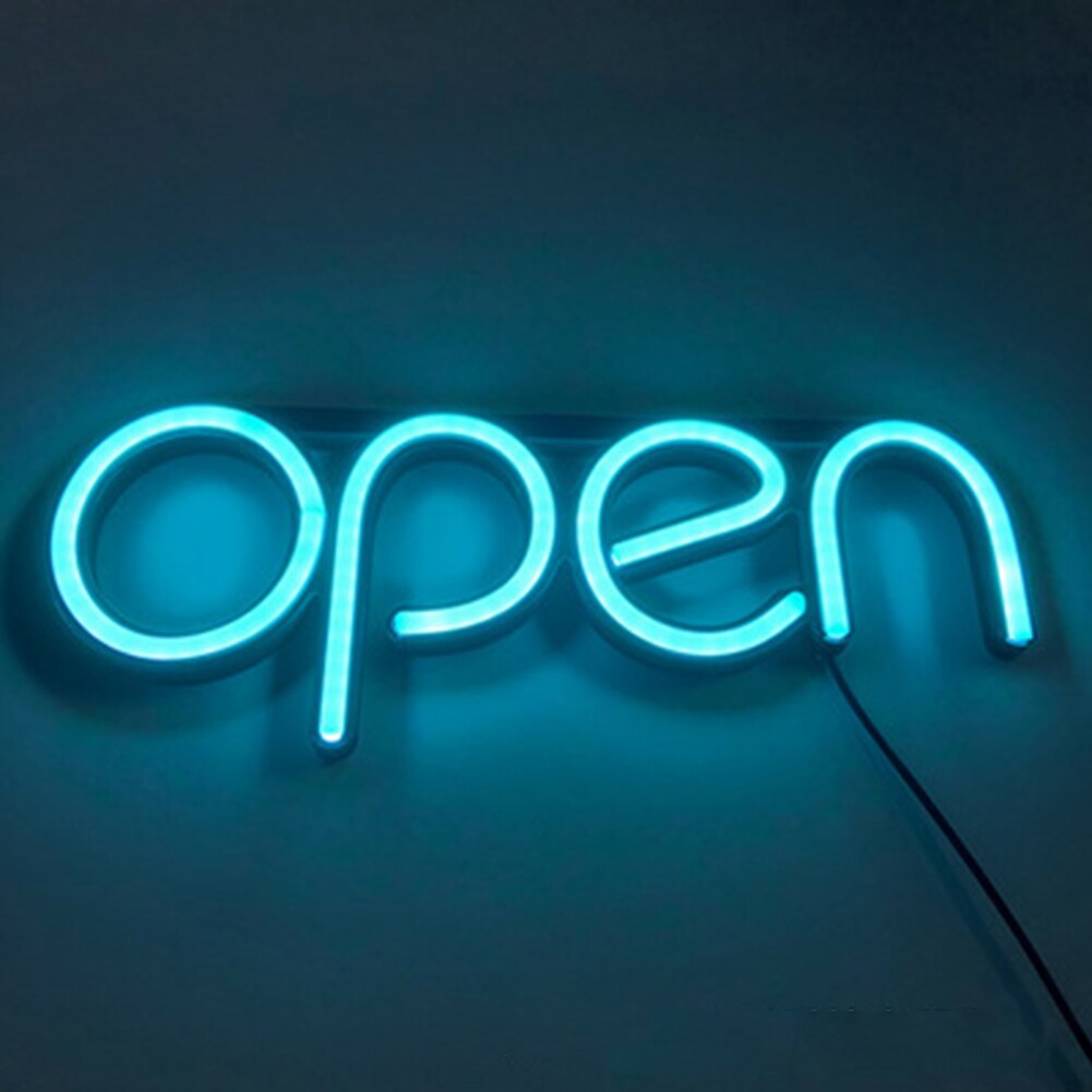 Led Neon Open Sign Light For Business Bar Club Ktv Wall Decoration Commercial Lighting Children To The Room With A Sign