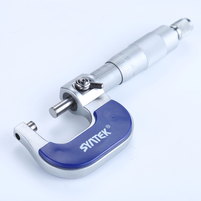 Micrómetro exterior de 0,01mm, medidor de espesor, herramientas de medición, analógico, de Metal, 0-25mm