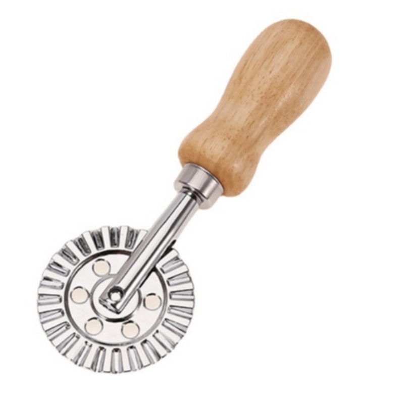 Edelstahl Knödel Prägung Seite-geprägte Keks bilden Hand-Schneidemaschine Für Backen Gebäck Dekoration rollen Rad Werkzeuge: Schokolade