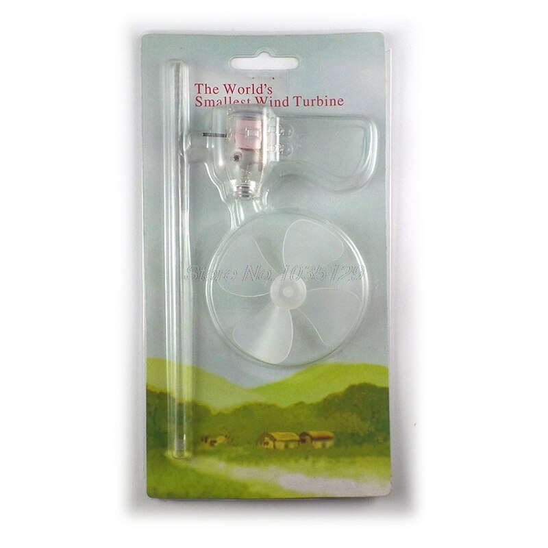 Wind Generator Turbine LED Teaching Tools Sample Model Smallest Mini 360 degrees Whosale