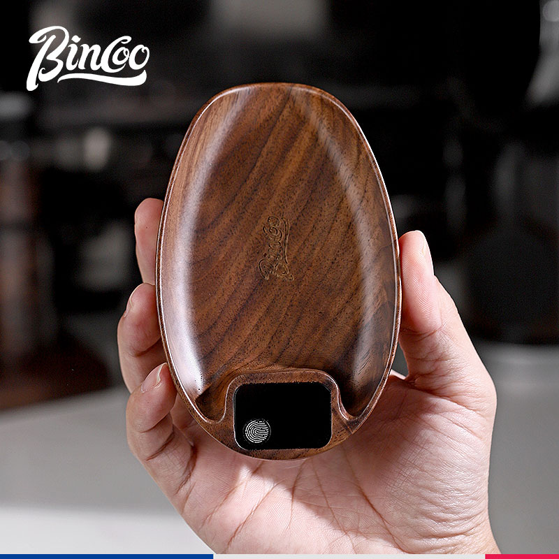 Bincoo-báscula electrónica inteligente para cocina, báscula para café, placa para granos, 0,1g, peso preciso, recargable