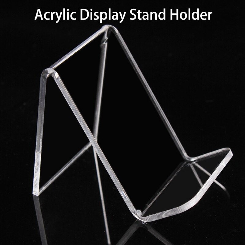 Perspex Acrylic Plastic Book Plate Phone Tablet Retail Shop Display Stand Holder