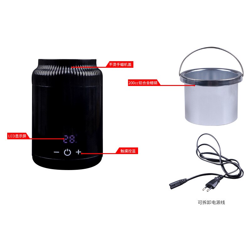 Candle Making Supplies Smart Wax Heater Wax Heater Digital Display Screen Wax Melting Machine 40W DIY Candle Kit