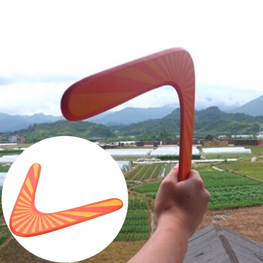 Outdoor Beach Games Classic Throwing Flying Toys Fun Boomerang Sports Flying Disc