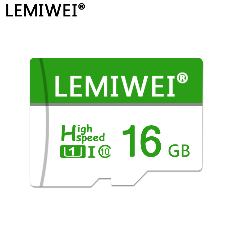 Lemiwei Memory Card 64GB 32GB 16GB 8GB With Adapter Trans Flash Card High Speed TF Card Compatible With Phone