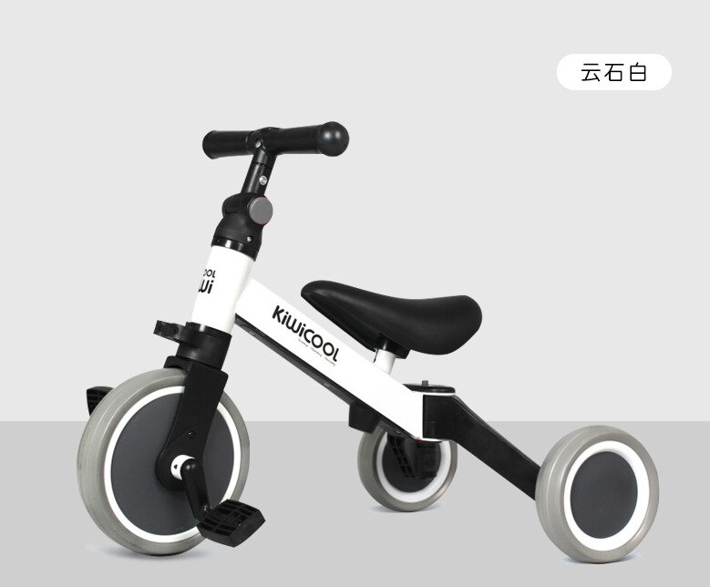 Drei in einem multi-funktionale freundlicher dreirad jungen und mädchen fahrräder freundlicher fahrräder 1-2-3-4-5 jahre alt,: weiß