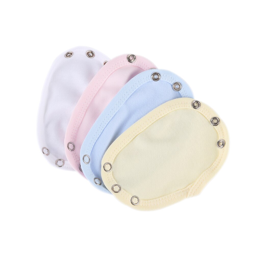 1PC Lovely Baby Jumpsuit Pads Boys Girls Romper Partner Utility Bodysuit Jumpsuit Diaper Romper Lengthen Film 4 Colors: 1 Set(4 pcs)