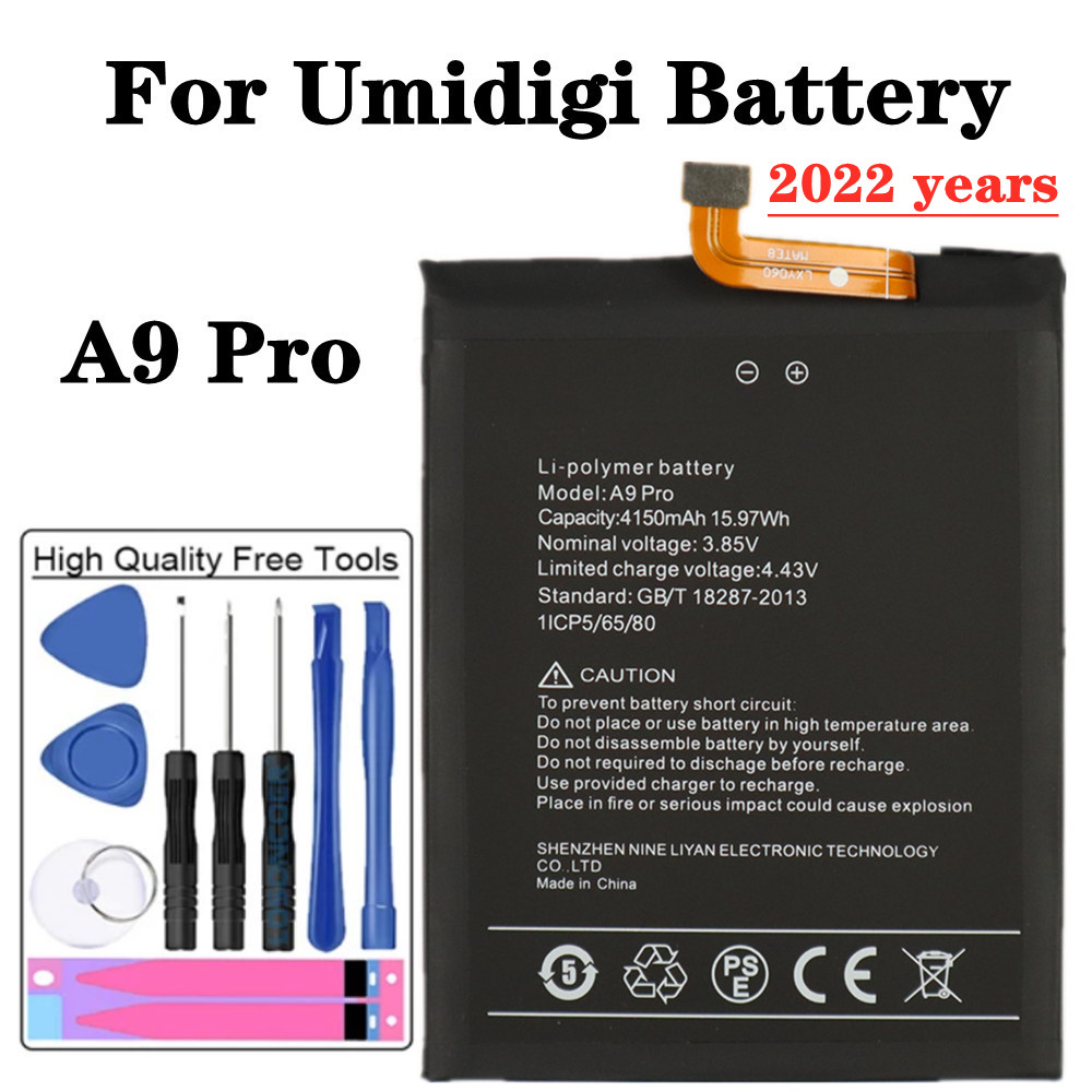 Original Battery For UMI Umidigi F1 Play F2 A9 / A7 / A5 / A3 / A1 Pro Z2 Z Touch One Max One Pro Power 3 S2 Pro Lite S3 Pro: Umidigi A9 Pro