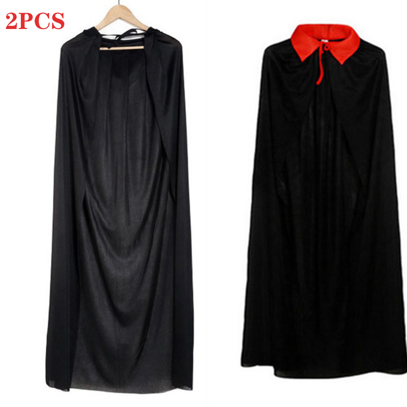 Halloween Pleuche Velvet Cloak Cape Hooded Medieval Costume Witch Wicca Vampire Halloween Cosplay Costume Cape
