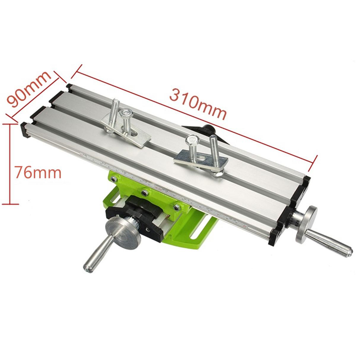 Multifunction Cross Slide Vise Vice table Compound Table Worktable Bench Alunimun Alloy Body For Milling Drilling Adjustable X-Y
