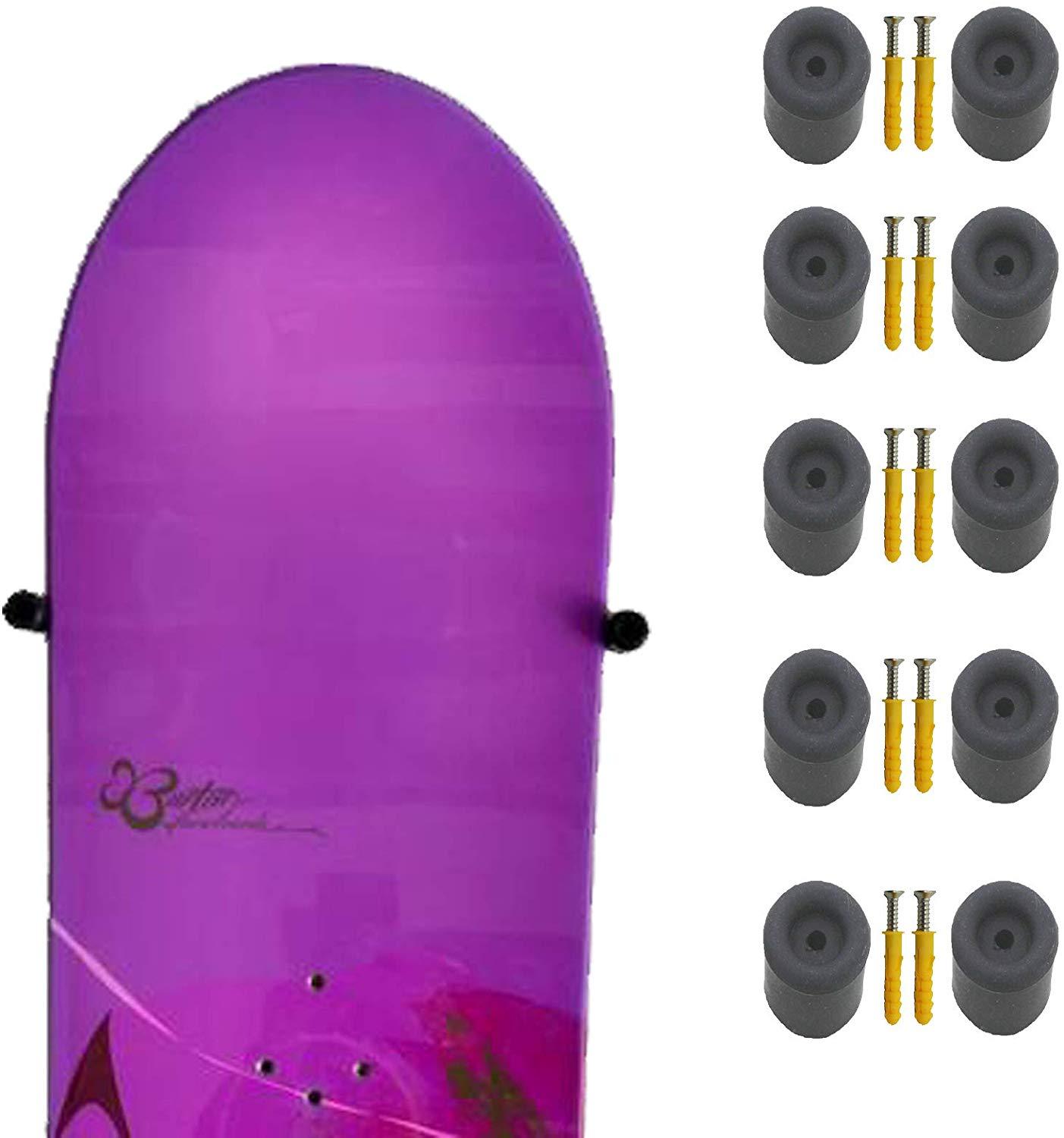 Pmsanzay Snowboard Wall Mount Display Hanger Rack, Snowboard Wall Mount Storage, Floating Hanger Rack - Invisible - Hold