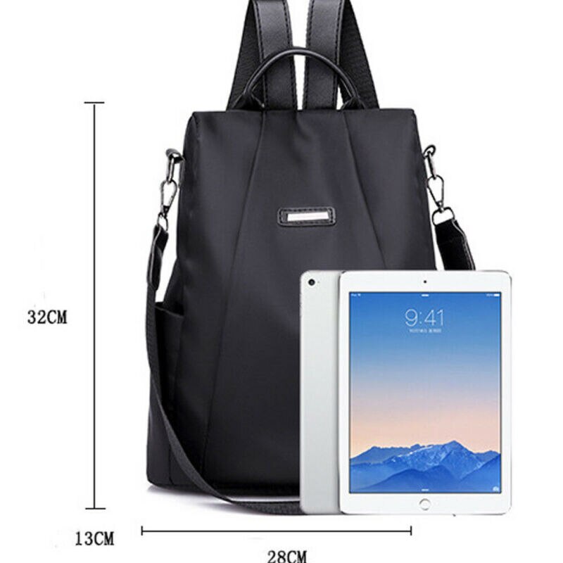 Sac à dos de voyage en tissu Oxford imperméable pour femme sac à bandoulière antivol