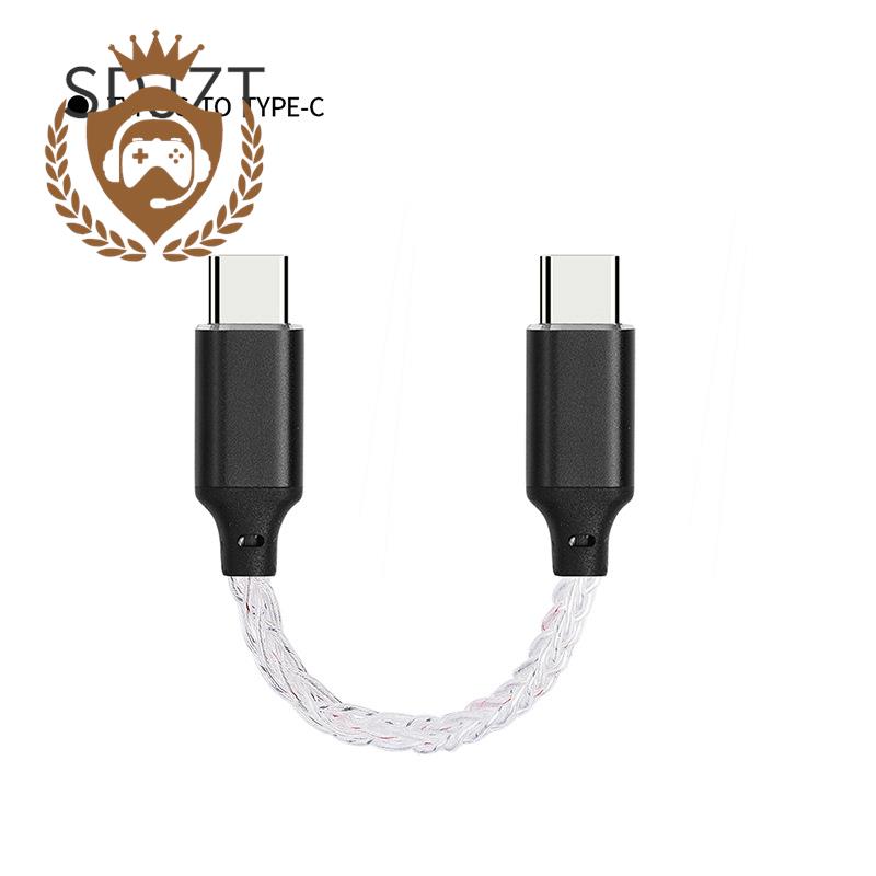 USB Type C To Type C DAC Hifi Adapter Earphone Amplifie Digital Decoder AUX Audio Cable Converter Android OTG Adapter Cable