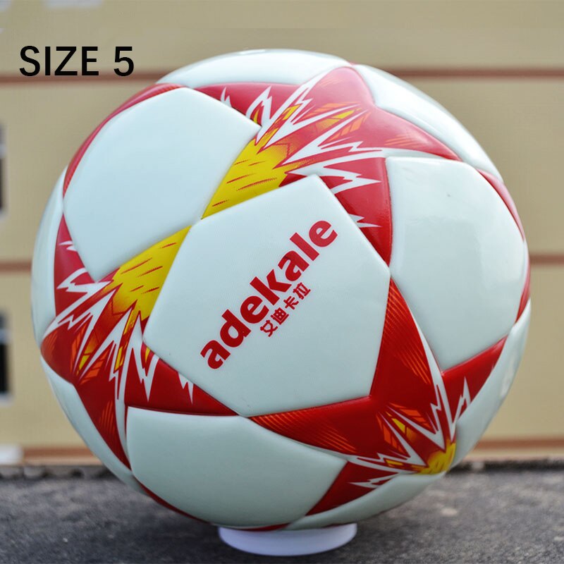 Glow In Dark Soccer Ball Seamless Wear Resistant Durable Training Ball Adults Kids Night Match Glowing Soccer Balls Size 5 4: 06 size 5