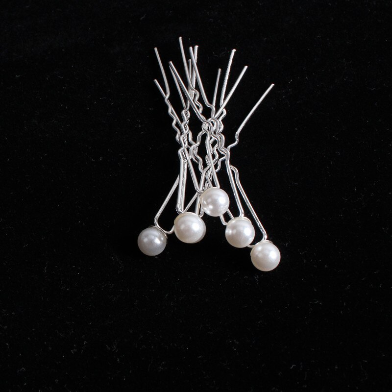 20Pcs Pearl Hair Pins - U Shape Bridal Hair Sticks - Women's Hair Jewelry Accessories