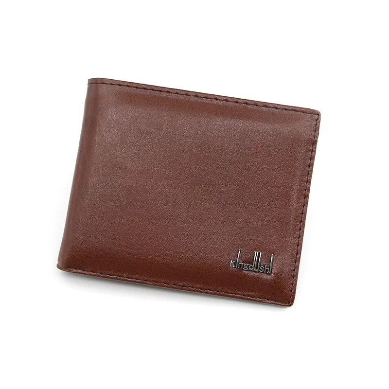 Men Business Bifold Wallet Men's PU Leather Credit ID Card Holder Case Solid Purse Pockets Bags carteira portfel cartera hombre
