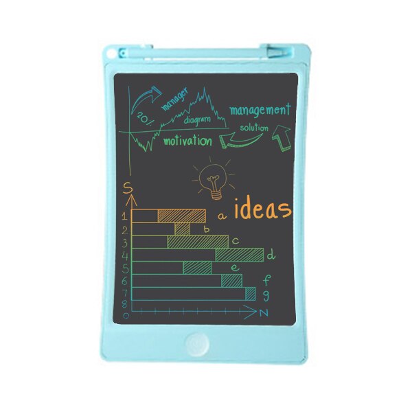 Tableta de dibujo LCD ultrafina para niños, tableta gráfica Digital de 10 pulgadas, con pantalla, para escribir y dibujar: Color Blue