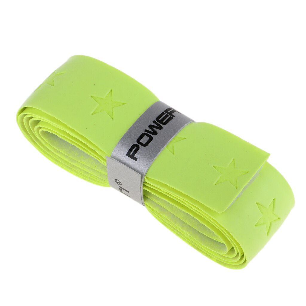 O overgrip antiderrapante absorve a umidade para o tênis badminton raquete de tênis de mesa guidão da bicicleta: Amarelo