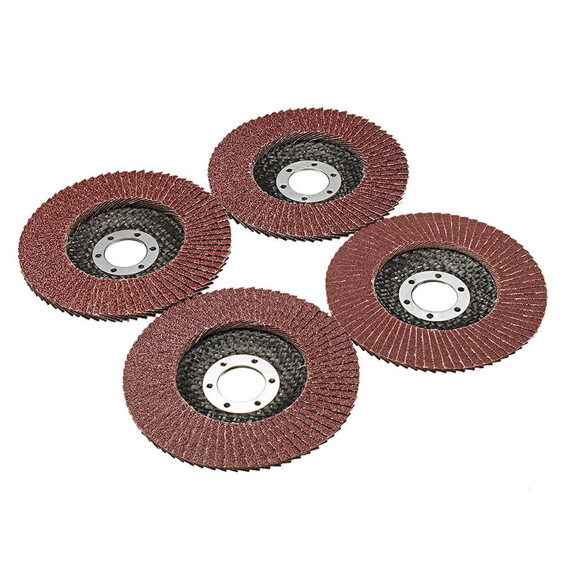 Flap Discs 115mm 4.5 Inch Sanding Discs 60 Grit Grinding Wheels Blades For Angle Grinder