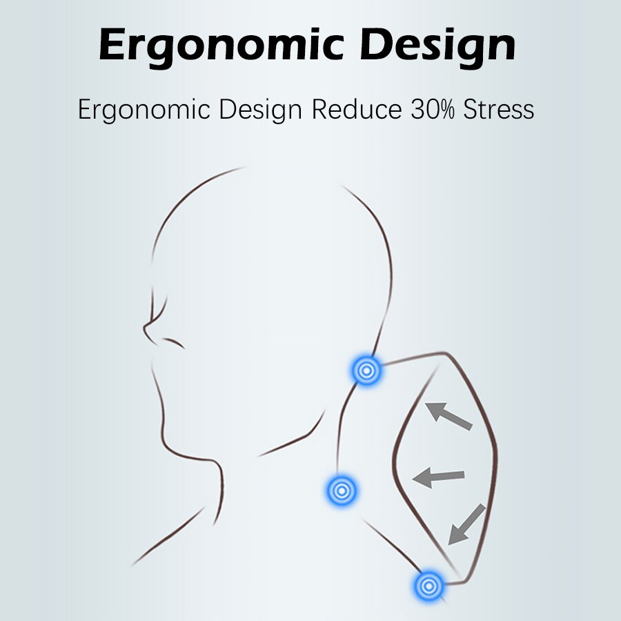 Suporte lombar de apoio para costas de carro, almofada universal de espuma de memória padrão para o assento de carro para escritório