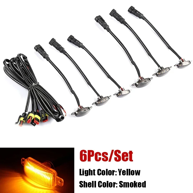 Luces LED universales para coche, luces LED delanteras para parrilla con arnés, lámpara de ojo de águila para camioneta todoterreno, SUV, Ford, Toyota, accesorios para coche