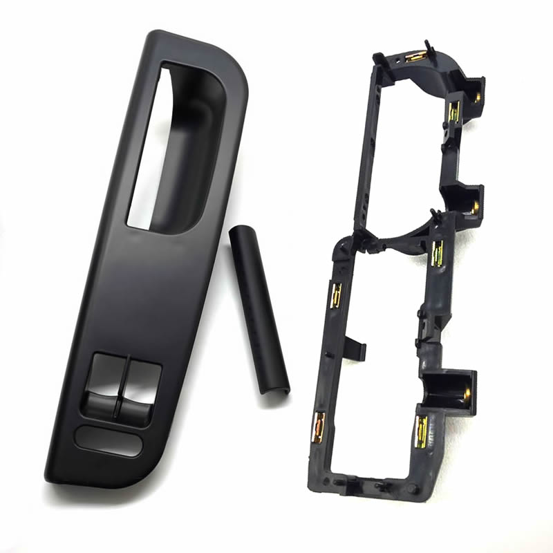 Poignée noire de porte de voiture pour VW PASSAT B5, 2 poignées intérieures de panneau de porte: 3pcs