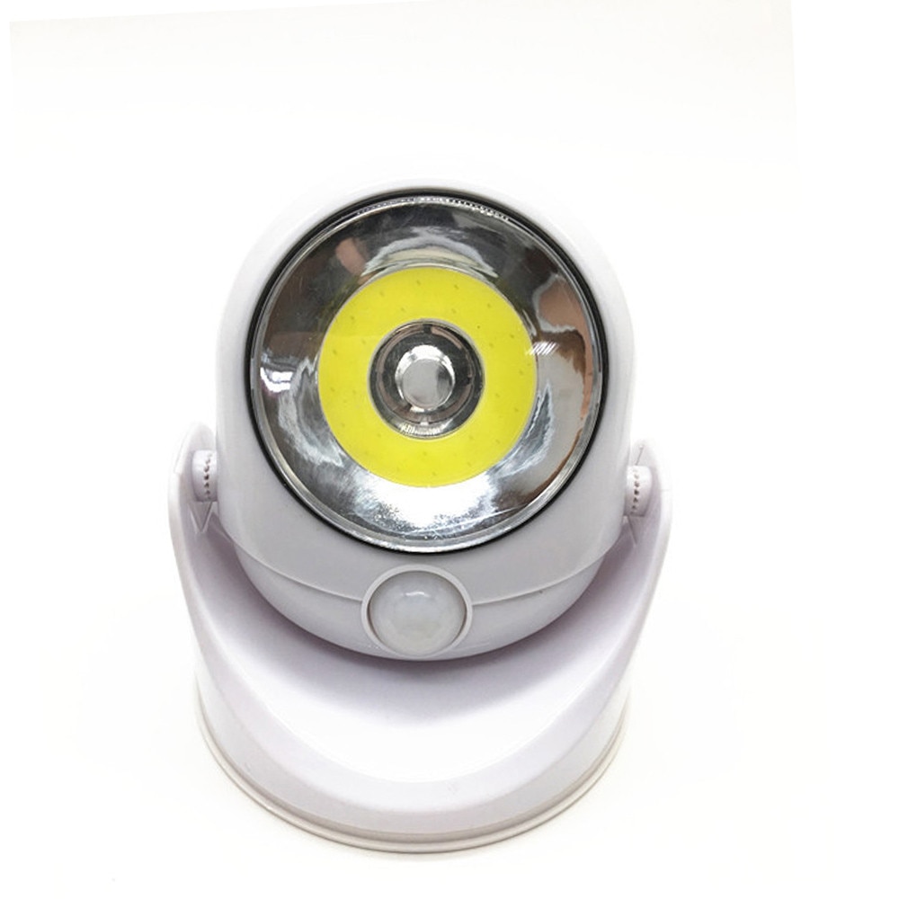Sensor Light Swivels 360-Degrees Light Cordless Motion Activated Sensor LED Light Lighting #25