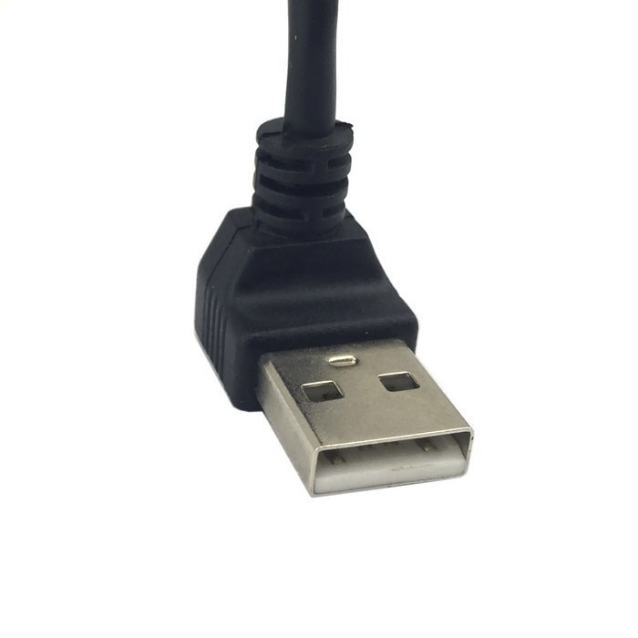 Zihan 20cm Up Angled 90 degree USB 2.0 Male to B type Male Cable for Printer scanner Hard Disk