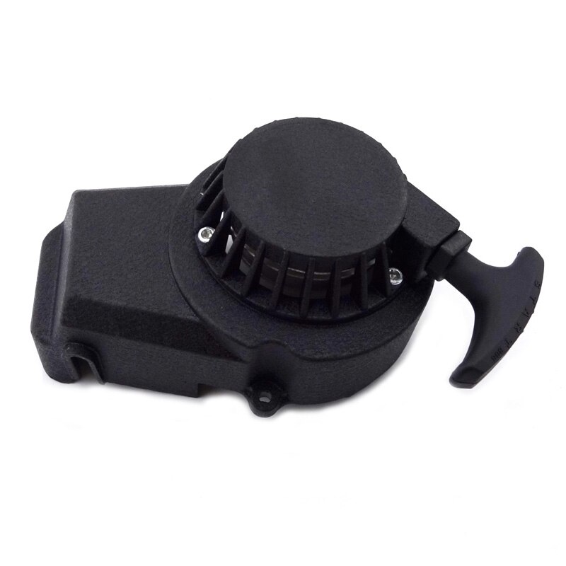 XLJOY Black Aluminum Easy Recoil Pull Starter For 47cc 49cc Minimoto Pocket Bike Mini Moto Dirt Bike ATV Quad