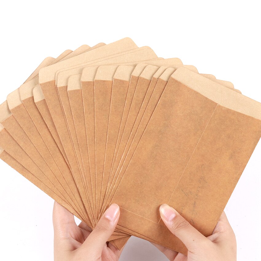 10 Stks/partij Klassieke Kraft Blanco Papier Enveloppen Huwelijksuitnodiging Envelop Diy Decoratieve Envelop