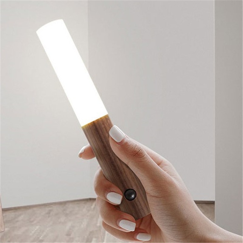 LED Night Light Sensor Photosensitive Sensor Wireless USB Door Lock Light Night light table lamp Bedside Wardrobe Wall Lamp