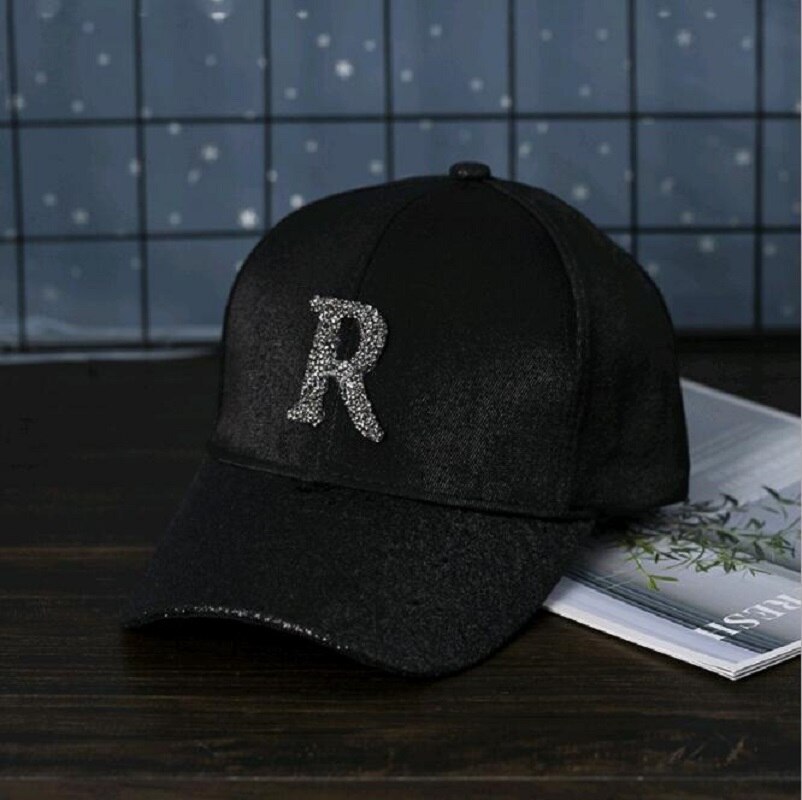 Volledige Kristal Bloemen Denim Baseball Cap Bling Strass hip hop Verstelbare Snapback Hoed voor vrouwen Verstelbare