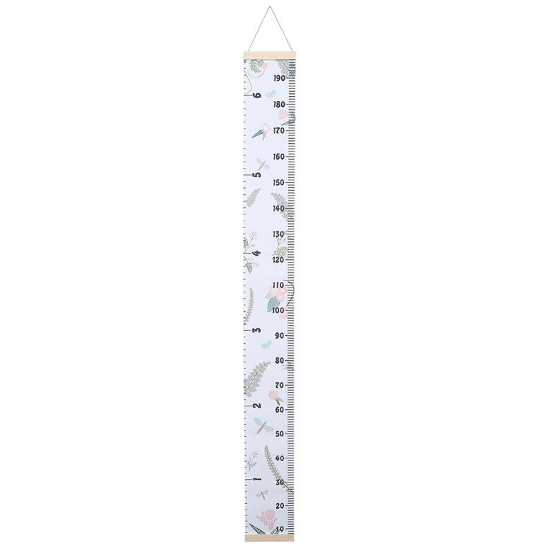 Rekvisitter trævæg hængende baby højde måle lineal væg klistermærke dekorative barn børn vækst diagram til soveværelse hjem dec m17d: B