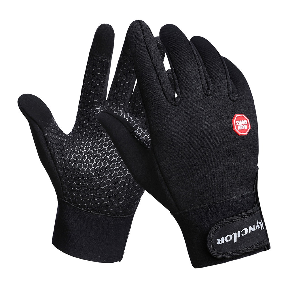 Aangekomen Vrouwen Mannen SML XL Ski Handschoenen Snowboard Handschoenen Winter Touchscreen Sneeuw Windstopper Bont Handschoenen Outdoor handschoen: XL