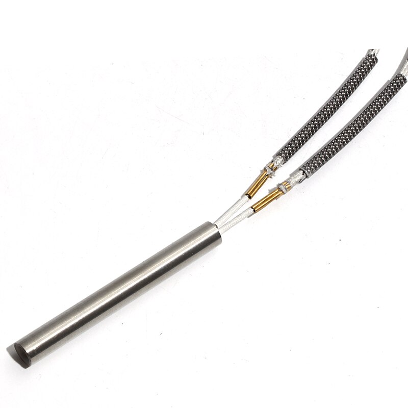 10 stücke 200W/230W 316SS Patrone Heizung Elektrische Element 50/52/55/58/60mm Rohr 9,5mm Trocken Brennen Wärme Rohr DC110V/220V/380V