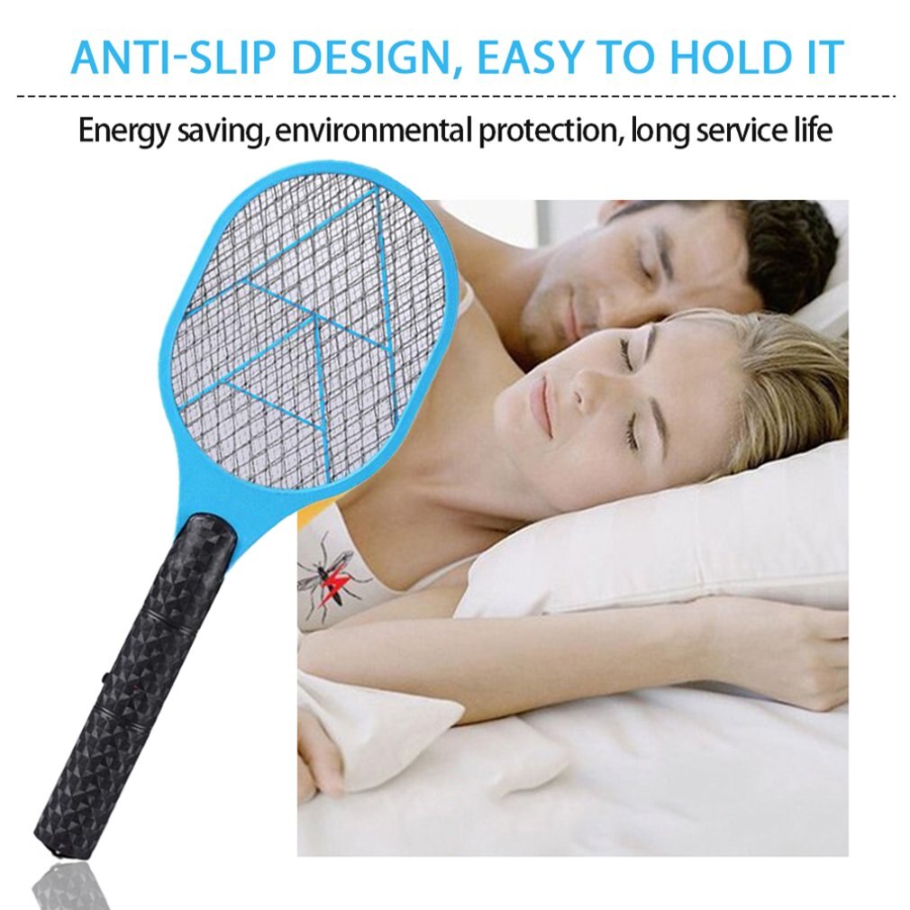 Handheld Elektrische Tennis Schläger Batterie Power Leichte Moskito-klatsche Pest Bug Fly Moskito-killer Repeller Zapper Klatsche