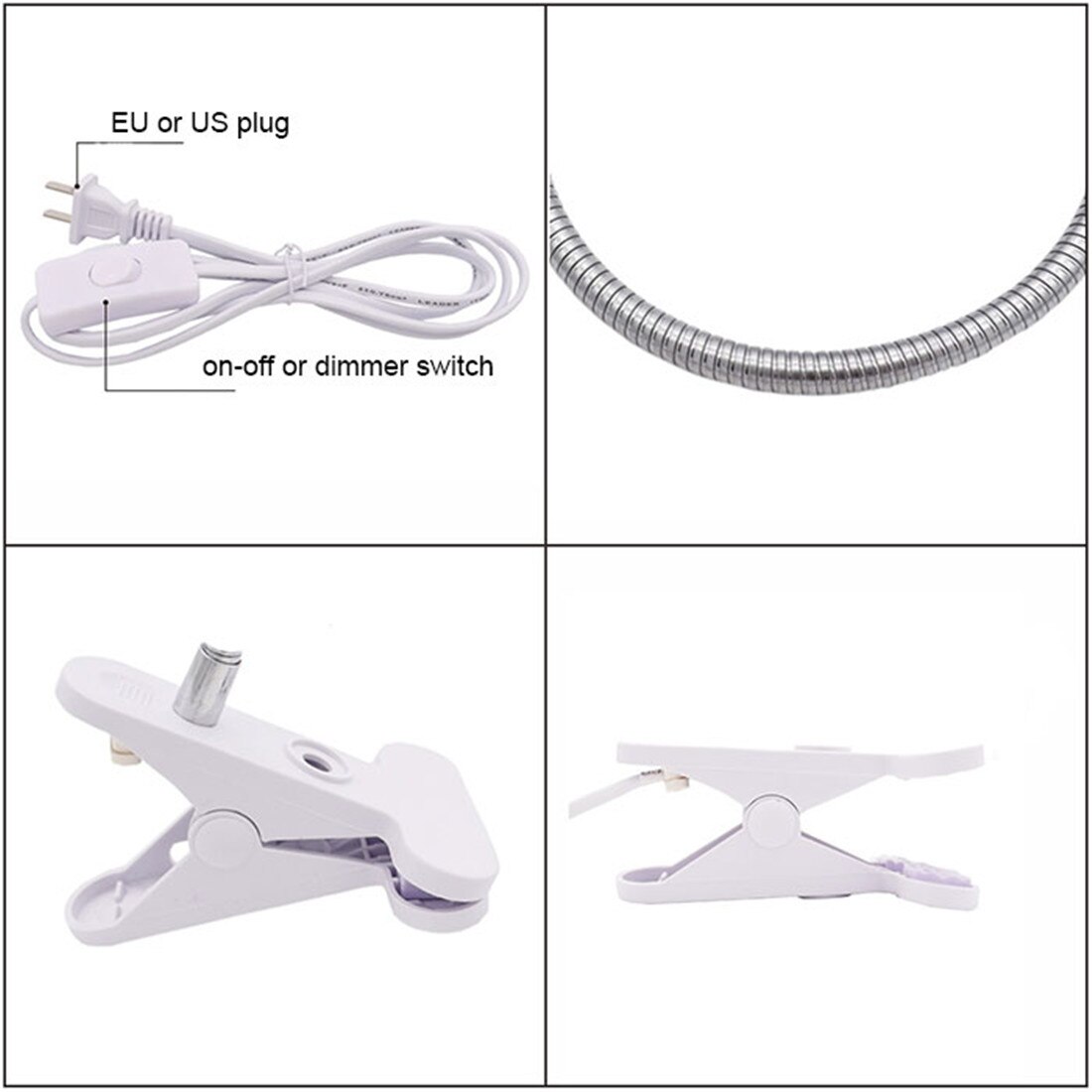 50W Halogen Birne Enthalten Reptil Wärme Lampe Einstellbare Schwanenhals Aquarium Tank Heizung Lampen für Schildkröte Eidechse Schlange Terrarium