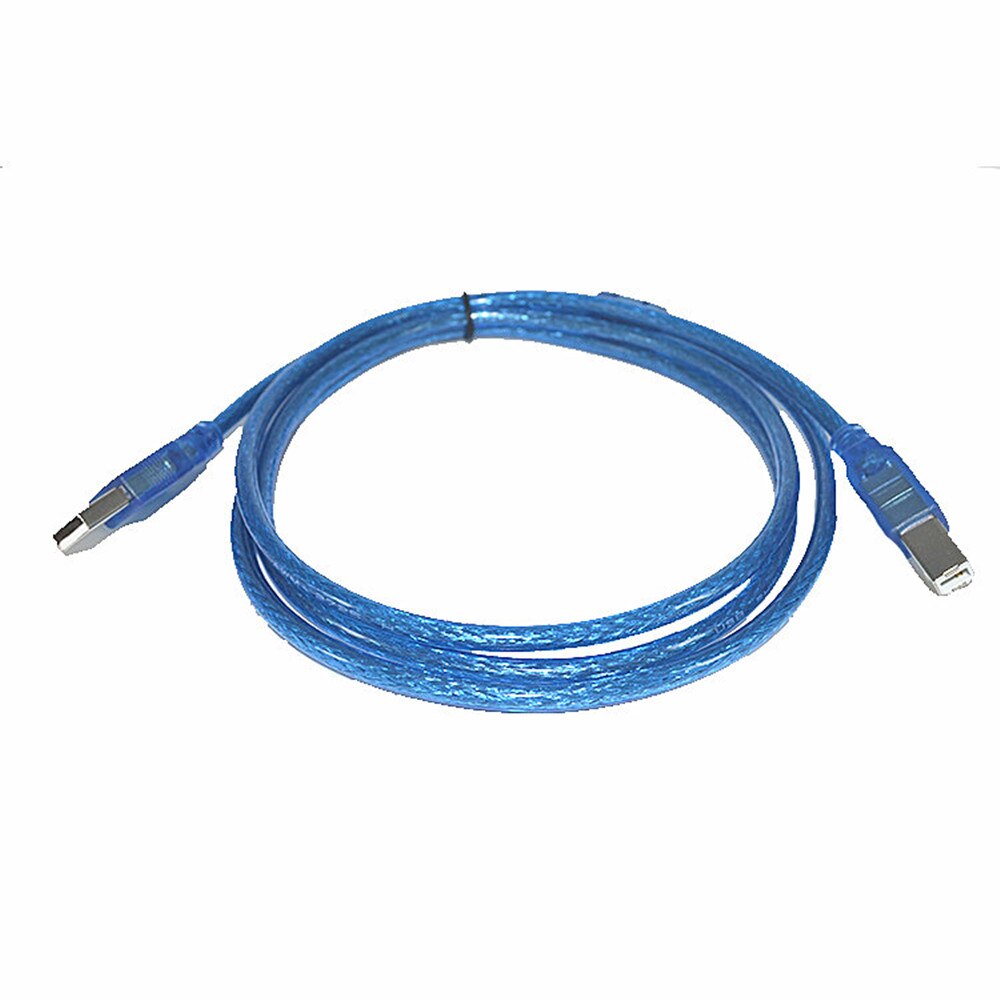 Scanner Printer Cable Type A Male to Type B Male USB 2.0 Extension Print Cable for Printer HDD High Speed Transparent 1.5-10M
