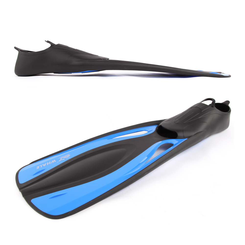Whale Adult Flexible Comfort Swimming Fins Submersible Long Swimming Snorkeling Foot Profession Diving Flippers Water Sports