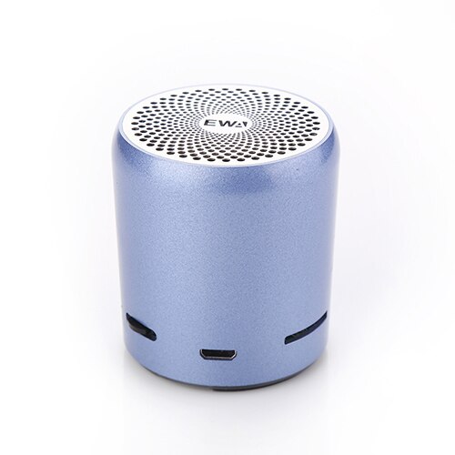 Ewa A107S Draagbare Draadloze Bluetooth Speaker Heavy Bass Boom Box Mini Subwoofer Tws Draadloze Luidspreker Tf Card 800Mah Metalen body: Blue