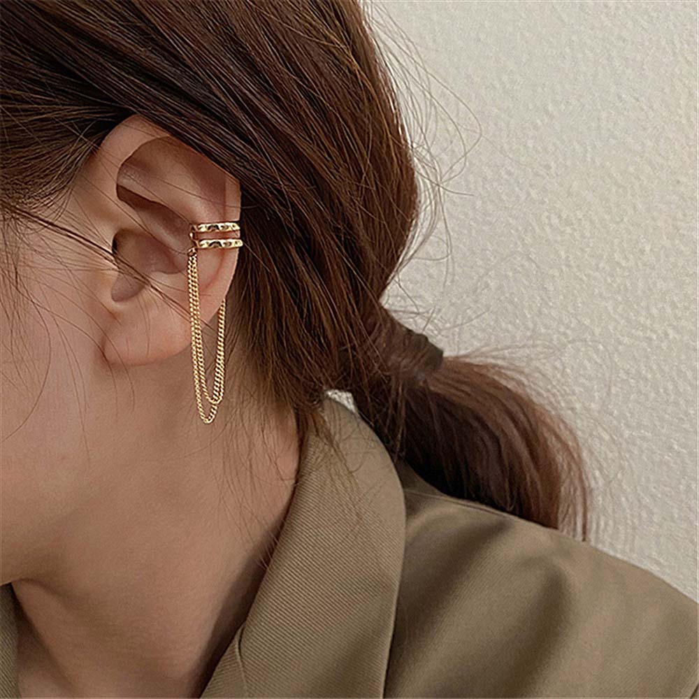 Mode Gouden Kleur Ster Vorm Lange Oor Manchetten Bohemian Clip Op Oor Manchet Voor Vrouwen Earring Clips Sieraden: style4