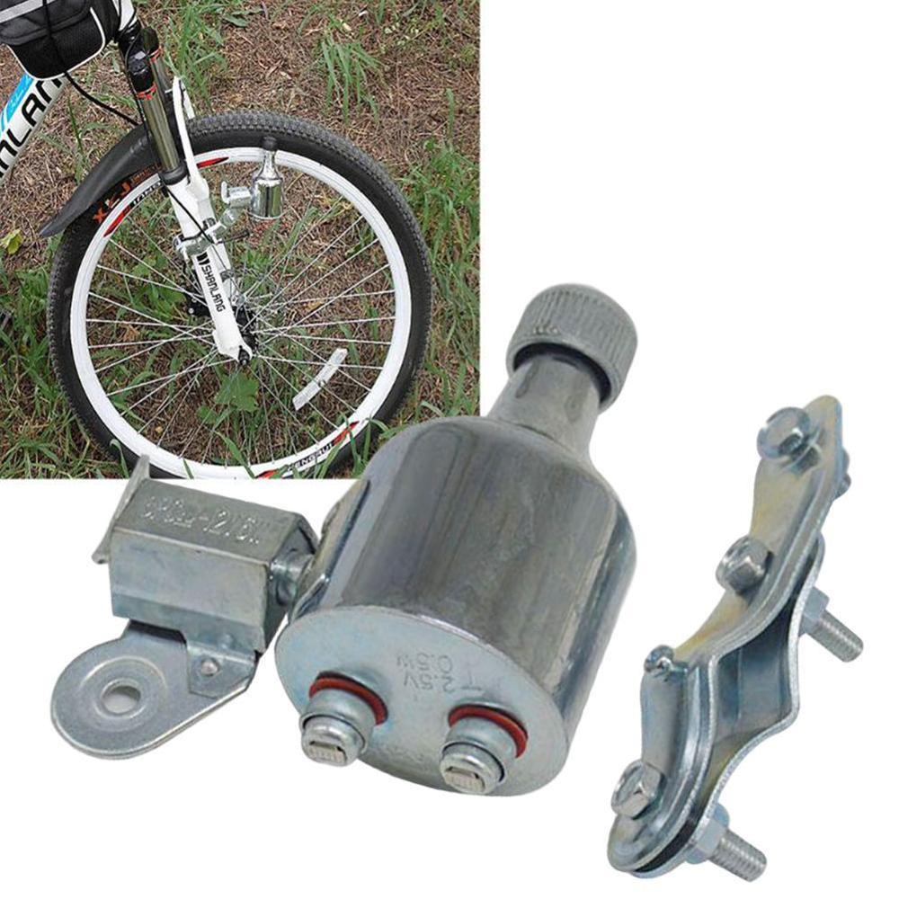 Dinamo trasero de 12V 6W motorizado, luz trasera, , generador de luz de fricción para bicicleta al aire libre, Universal, Easy Head In Y8Z6