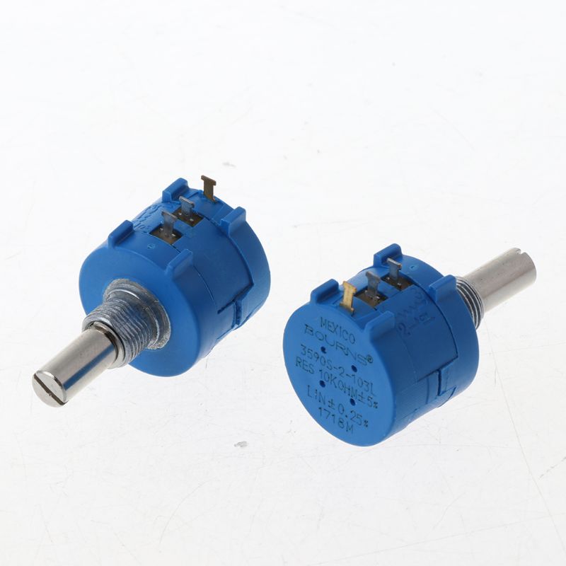 Precision Multi-Turn Wire Potentiometer 3590S-2-103L 10K Adjustable Precision Multi-Turn Potentiometer