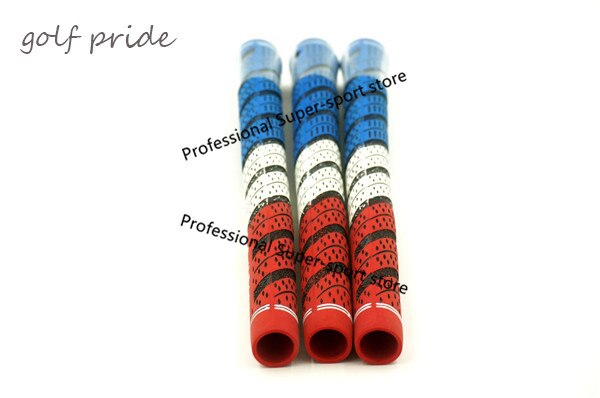 Original Golf Grips Patriot Grips Universal Rubber Golf Clubs Driver Woods Irons Wedges Grips 3 colors 10pcs/lot: Light blue red